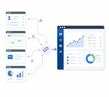 Custom business systems and connected workflows